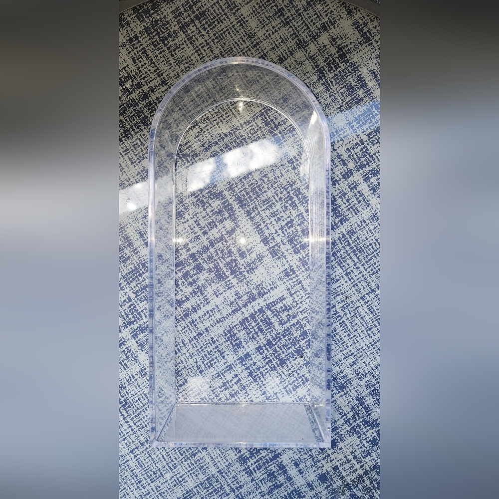 New Clear Acrylic & White Metal Headphones Or Handbag Display Stands - Picture 2 of 3